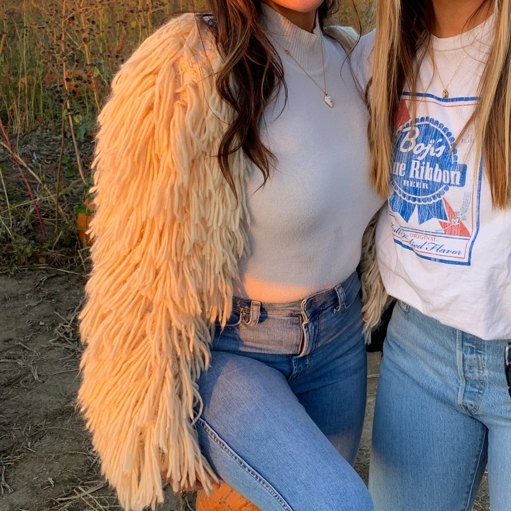 Boho crochet jacket